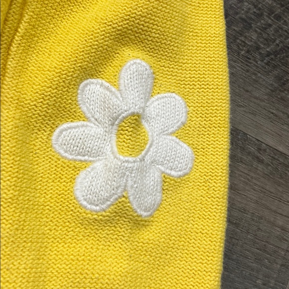 Vintage Gymboree yelliw cardigan size M 7-8 - Picture 4 of 6